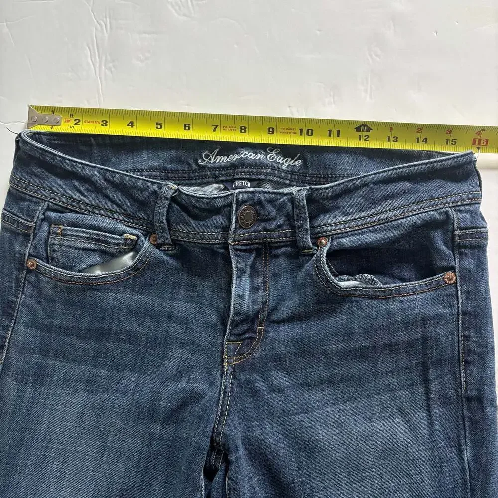 American Eagle Original Boot Stretch Jeans Size 10 Regular - Picture 6 of 9